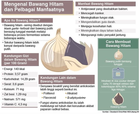 Mengenal Bawang Hitam dan Pelbagai Manfaatnya