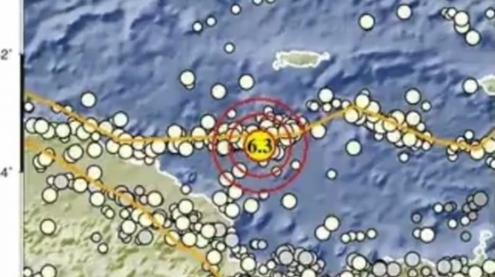 Kabupaten Keerom Papua Diguncang Gempa M6.3