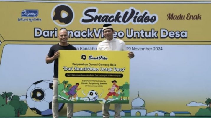 Bantuan Gawang agar Warga Dapat Bermain Sepak Bola