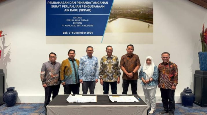 Jasa Tirta II dan KTI Kerja Sama Pengusahaan Air Baku
