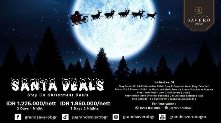 Lewati Malam Natal Penuh Kehangatan di Hotel Grand Savero Bogor