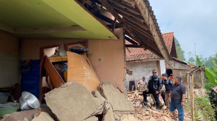 113 Rumah dan Fasilitas Umum Terdampak Gempa Bumi di Garut