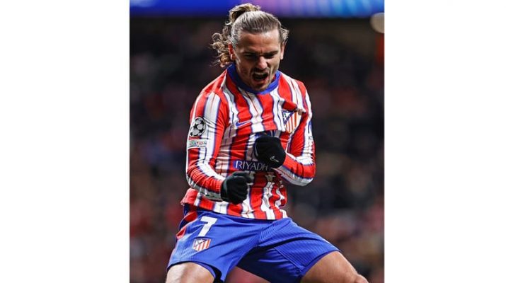 Atletico Madrid vs Slovan Bratislava, Antoine Griezmann Pimpin Los Colchoneros Raih Kemenangan