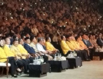 PDIP hadir di HUT Golkar, Prabowo: Saya Merasa Nyaman ada Mbak Puan