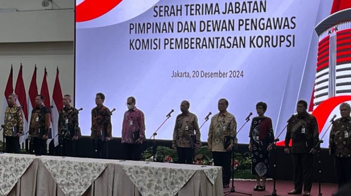 Setyo Budiyanto Cs Resmi Terima Jabatan Komisioner KPK