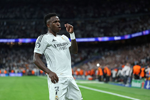 Vinicius Junior dinobatkan sebagai pemain pria terbaik FIFA 2024