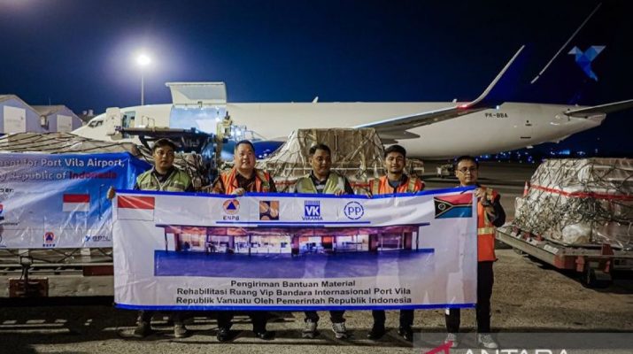 BBN Airlines Indonesia fasilitasi pengiriman bantuan ke Vanuatu