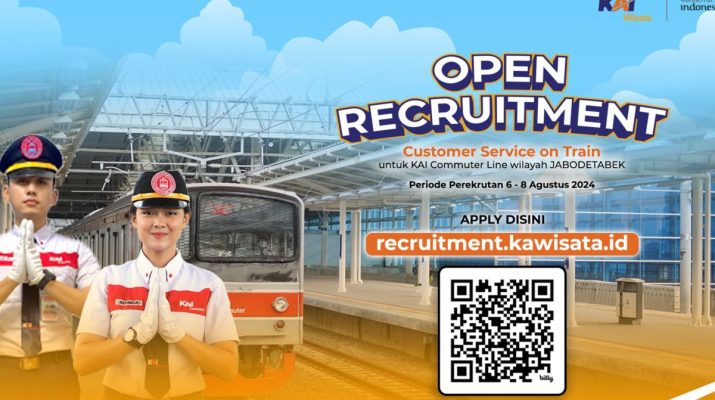 KAI Wisata buka lowongan Customer Service on Train Jabodetabek
