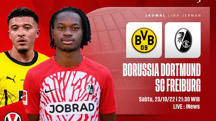 Dortmund vs Freiburg: Prediksi, Jadwal, dan Link Live Streaming