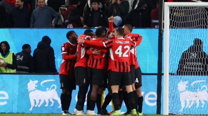 Juventus vs AC Milan, Sempat Tertinggal, Rossoneri Melaju ke Final Supercoppa Italiana