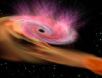 Lubang Hitam Supermasif Meledak Dua Kali: Penemuan Langka dalam Peristiwa Gangguan Pasang Surut