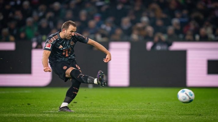 Borussia Moenchengladbach vs Bayern Muenchen, Eksekusi Penalti Harry Kane Pastikan Kemenangan Die Roten
