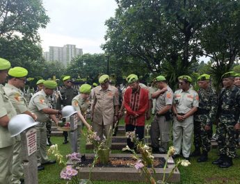 Peringati HUT ke 44, PP PPM Gelar Apel dan Tabur Bunga di TMPN Kalibata