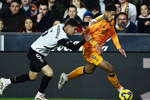 Real Madrid bawa pulang kemenangan 2-1 dari Valencia