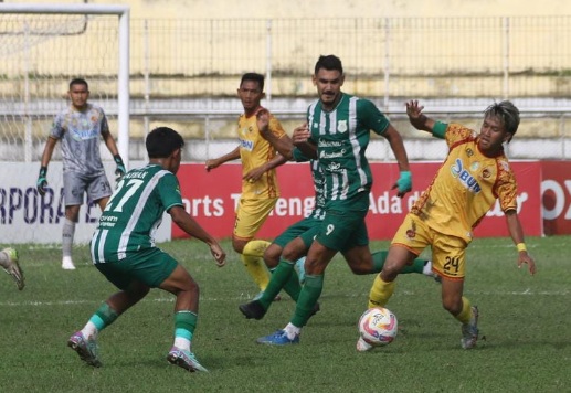 PSMS Medan awali playoff degradasi dengan kemenangan 2-0 atas Sriwijaya FC