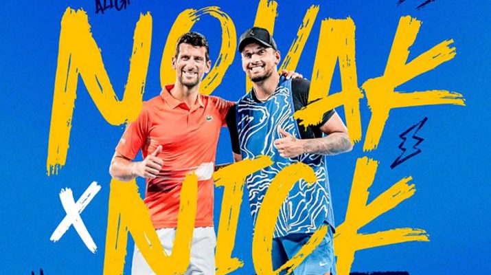 Djokovic dan Kyrgios Berpasangan di Brisbane International