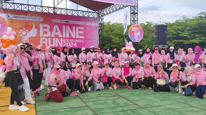 1.000 Runners Perempuan Bulukumba Rayakan Hari Ibu dalam Baine Run