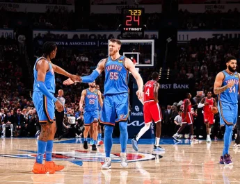 Thunder Cetak Rekor Kemenangan Beruntun setelah Tundukkan Clippers