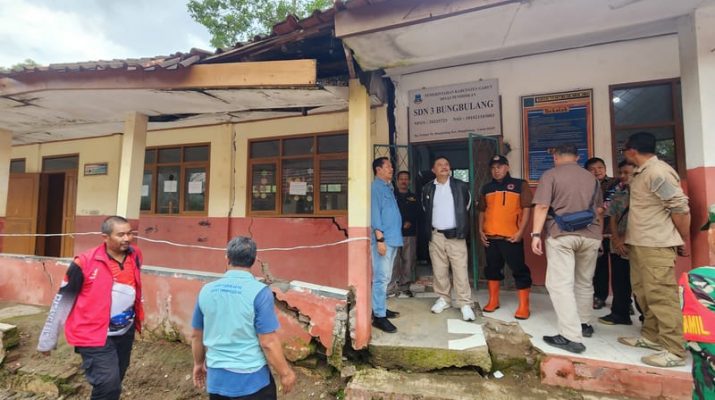SMK Darussalam Roboh, SDN 3 Bungbulang Garut Terdampak Pergerakan Tanah