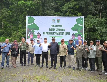 Dukung Swasembada Pangan,  Pemprov Sumbar Gelar Program Penanaman Pohon Serentak