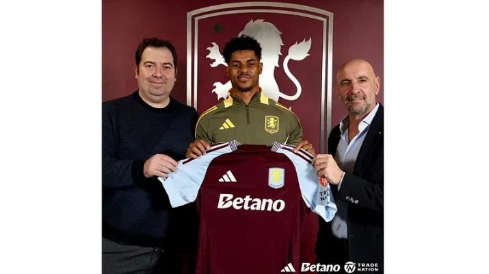 Aston Villa Pinjam Marcus Rashford dari Manchester United