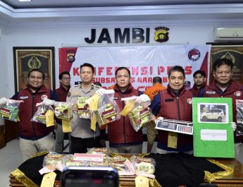 Polda Jambi Sita 12 Kg Sabu dari Sindikat Narkoba Internasional
