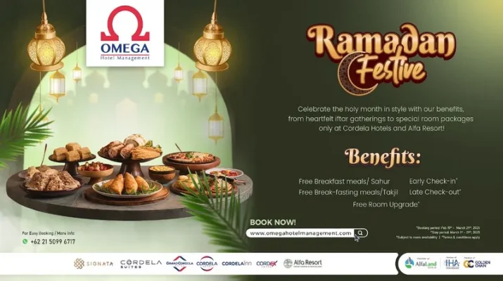 Omega Hotel Management Tawarkan Promo Ramadhan 2025 dengan Segudang Keuntungan