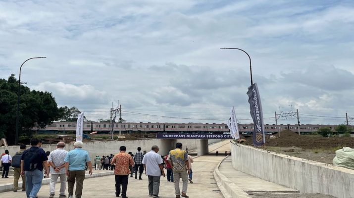 Dorong Akses Masyarakat dan TOD, Dirjen Perkeretaapian Apresiasi Underpass Giantara Serpong City