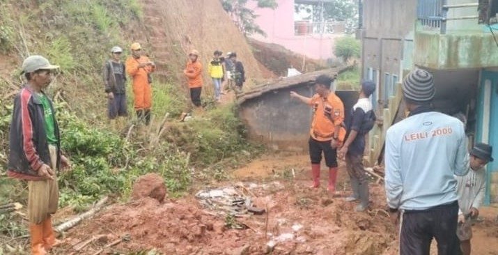 Terjadi Dua Kali Tanah Longsor dalam Sehari di Kabupaten Kuningan