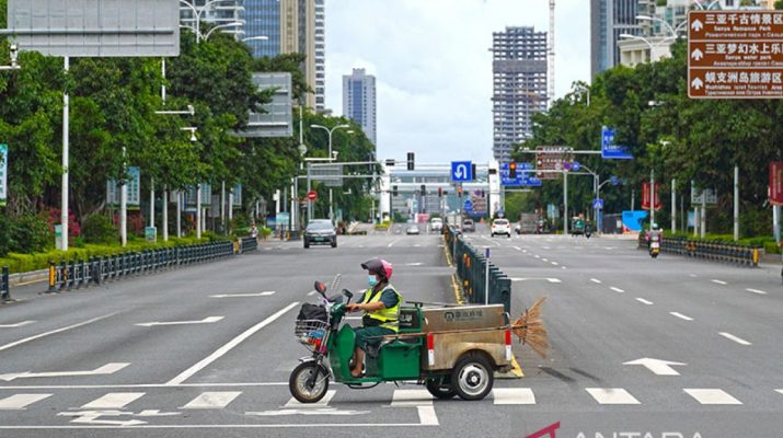 80.000 turis terjebak di Sanya China karena "lockdown"