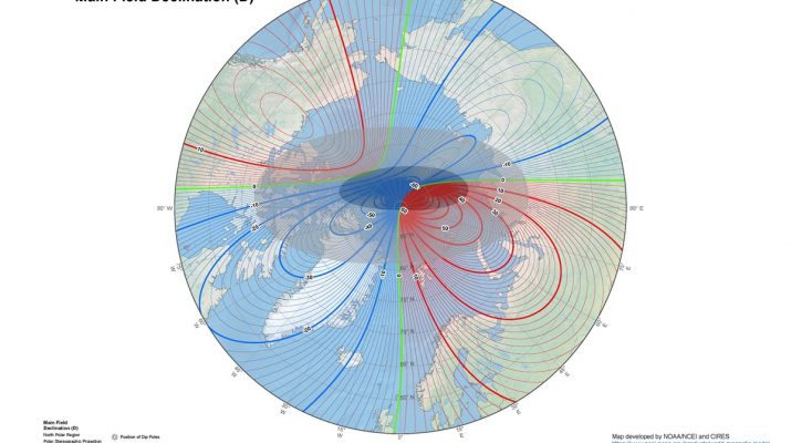 Kutub Utara Magnetik Bergeser Ke Rusia