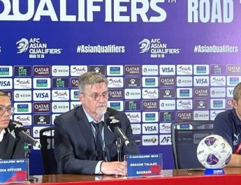 Pelatih Talajic keberatan lagu kebangsaan Bahrain disoraki penonton