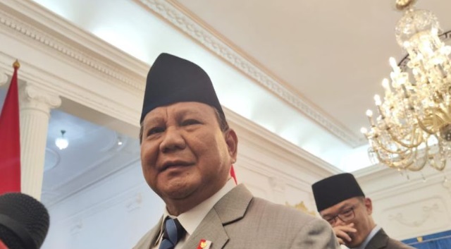 Prabowo saksikan laga Timnas Indonesia lawan Bahrain di Stadion GBK