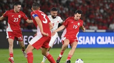 Indonesia mendapatkan 3 poin penting melawan Bahrain