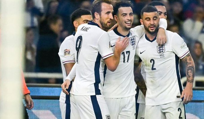 Timnas Inggris menang telak atas Latvia 3-0