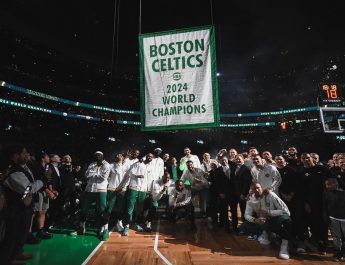 Boston Celtics Kibarkan Banner Juara NBA ke-18 di TD Garden