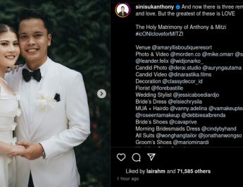 Atlet Bulu Tangkis Anthony Ginting Resmi Menikah dengan Mitzi Abigail