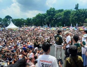 Lesti Kejora dan Rizky Billar Ramaikan Kampanye Akbar Paslon Calon Bupati Cianjur, Wahyu-Ramzi