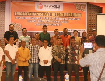 Bawaslu Nagekeo Imbau Logistik Saksi Paslon Didistribusikan Sebelum Masa Tenang