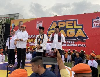 Anies Hadir dalam Apel Siaga Pramono-Rano, Ajak Pendukung Kawal Suara