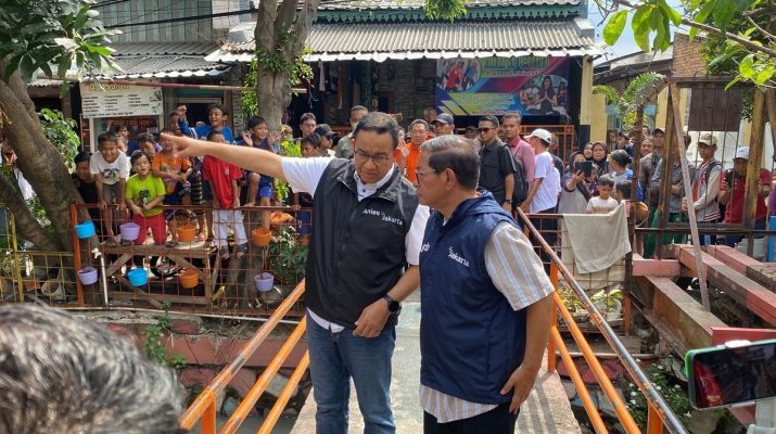 Turun Gunung Temani Pramono Anung Blusukan, Anies: Mudah-mudahan Mas Pram Jadi Gubernur