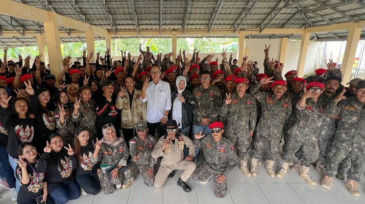 GRIB Cibereum Siap Kawal Kemenangan Ayep Zaki-Bobby Maulana di Pilwalkot Sukabumi