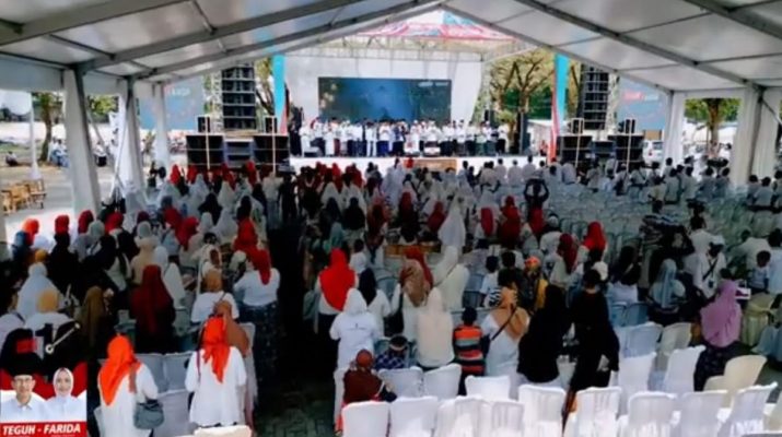 Teguh-Farida Tutup Kampanye dengan Istigasah dan Selawatan