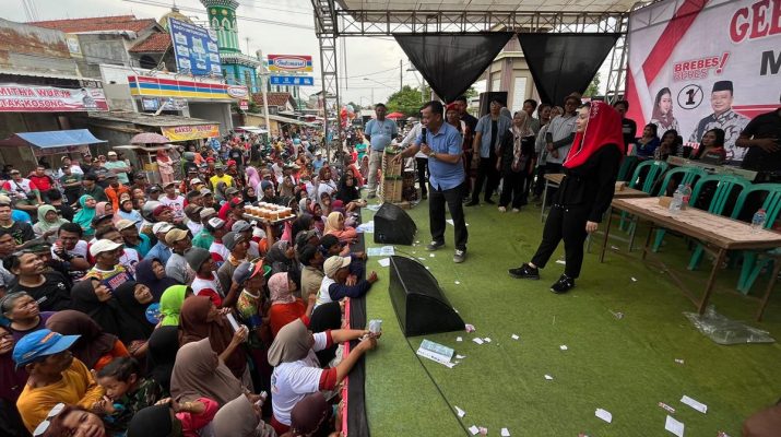 Kampanye Pamugkas Mitha-Wurja di Brebes, Disambut Puluhan Ribu Pendukung