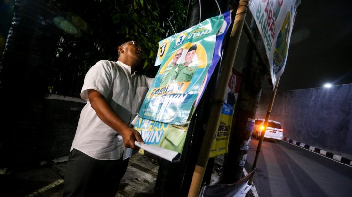 KPU Kota Bandung Butuh 2 Hari Turunkan Alat Peraga Kampanye