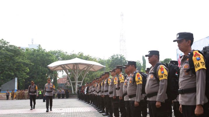 7.125 Personil Gabungan Amankan Pilkada di Lamongan