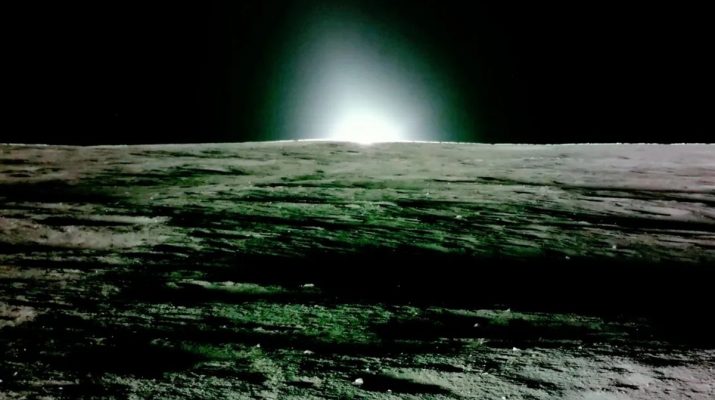 Blue Ghost Tangkap Penampakan Matahari Terbenam di Bulan