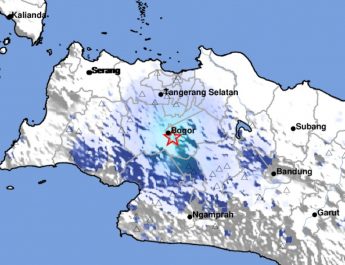 Gempa Bumi M 4.1 di Kota Bogor Terasa Sampai Depok