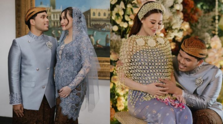 Pesona Aaliyah Massaid Gelar Mitoni 7 Bulanan Kehamilan Berbalut Kebaya Jawa