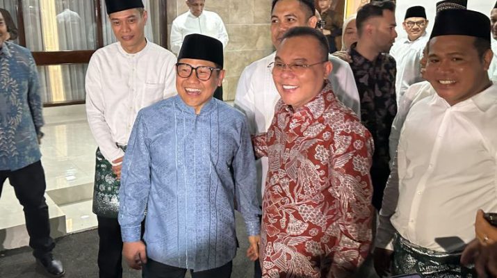 Dasco singgung isu matahari kembar usai hadiri halalbihalal Cak Imin